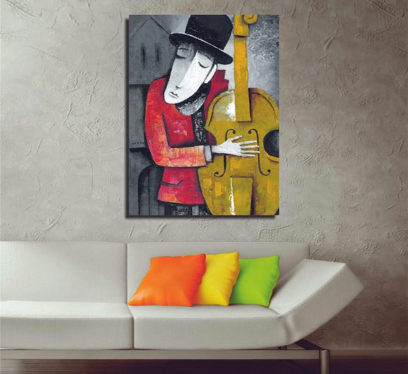 Dekorativ Canvasbilde 30x40 cm, Flerfarget