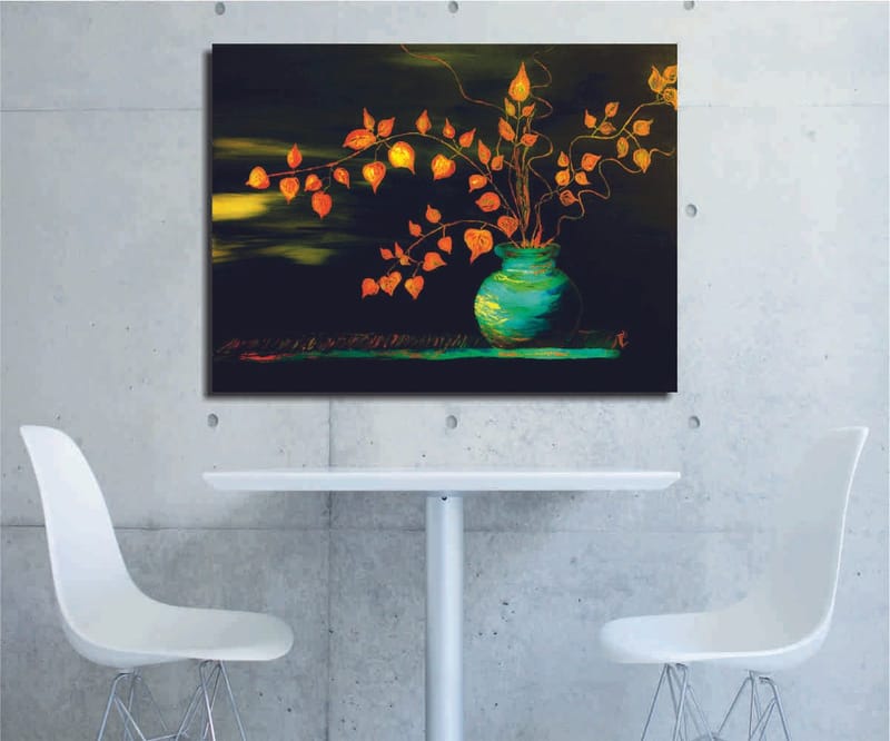 Dekorativ Canvasbilde 30x40 cm - Flerfarget - Interiør - Maleri & posters - Lerretsbilder