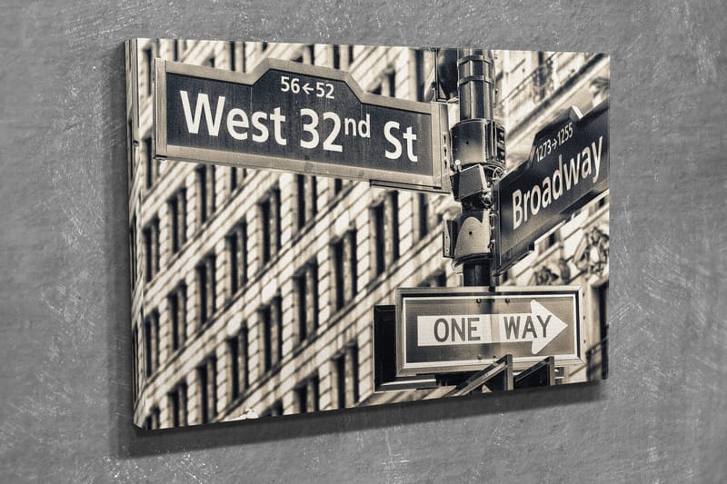 Dekorativ Canvasbilde 30x40 cm - Flerfarget - Interiør - Maleri & posters - Lerretsbilder