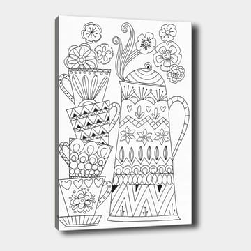 Dekorativ Canvasbilde 30x40 cm - Hvit|Svart - Interiør - Maleri & posters - Lerretsbilder