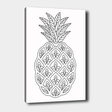 Dekorativ Canvasbilde 30x40 cm - Hvit|Svart - Interiør - Maleri & posters - Lerretsbilder