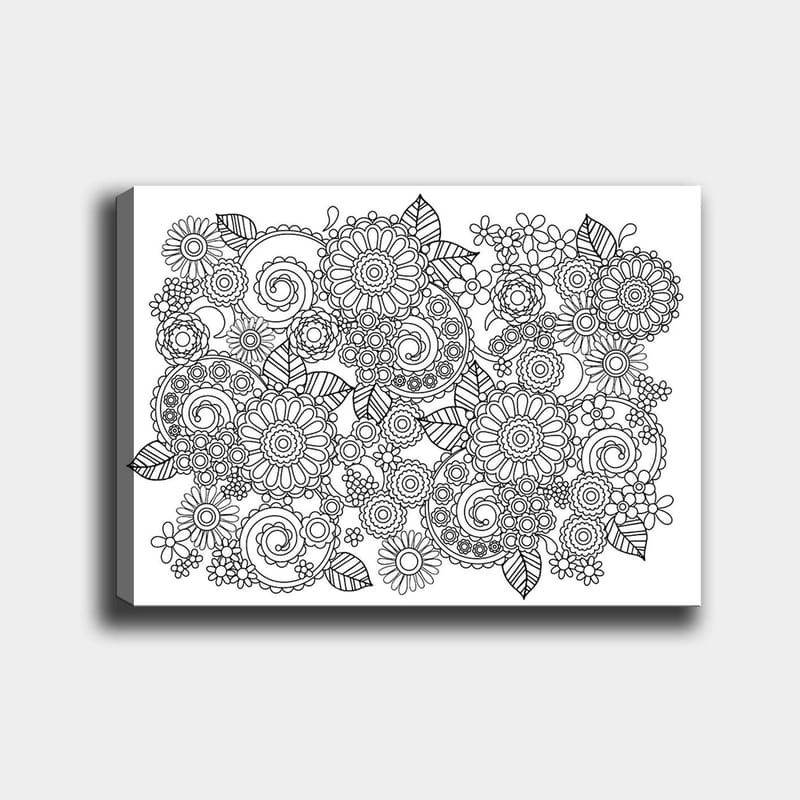 Dekorativ Canvasbilde 30x40 cm - Hvit|Svart - Interiør - Maleri & posters - Lerretsbilder