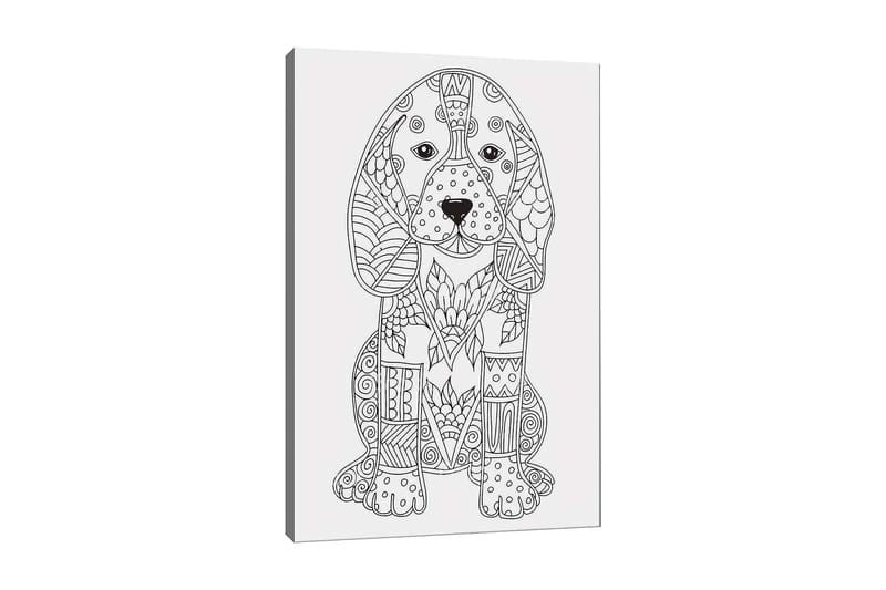 Dekorativ Canvasbilde 30x40 cm - Hvit|Svart - Interiør - Maleri & posters - Lerretsbilder