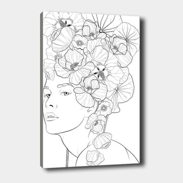Dekorativ Canvasbilde 30x40 cm - Hvit|Svart - Interiør - Maleri & posters - Lerretsbilder