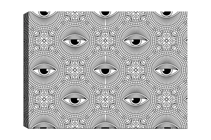 Dekorativ Canvasbilde 30x40 cm, Hvit|Svart