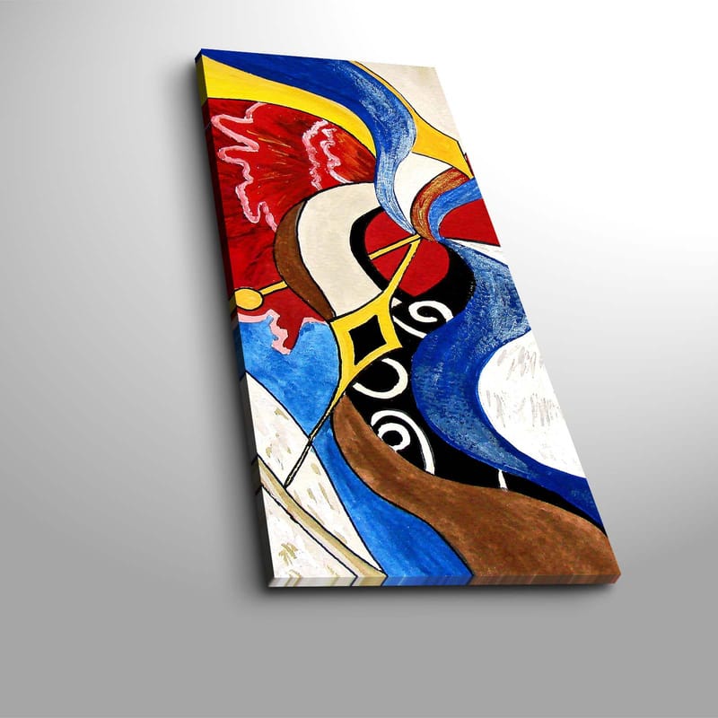 Dekorativ Canvasbilde 30x70 cm - Flerfarget - Interiør - Maleri & posters - Lerretsbilder