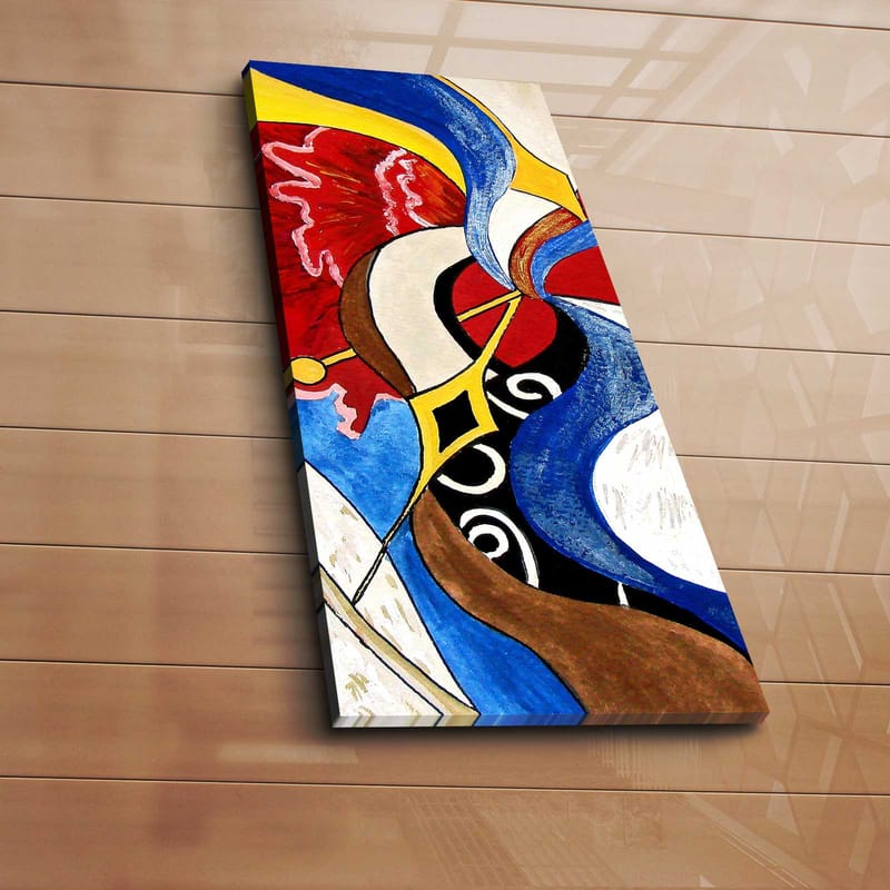 Dekorativ Canvasbilde 30x70 cm - Flerfarget - Interiør - Maleri & posters - Lerretsbilder