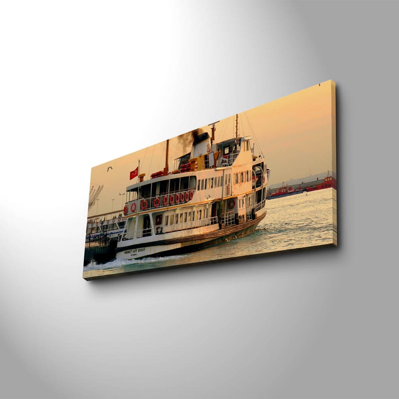 Dekorativ Canvasbilde 30x70 cm - Flerfarget - Interiør - Maleri & posters - Lerretsbilder