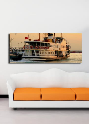 Dekorativ Canvasbilde 30x70 cm - Flerfarget - Interiør - Maleri & posters - Lerretsbilder