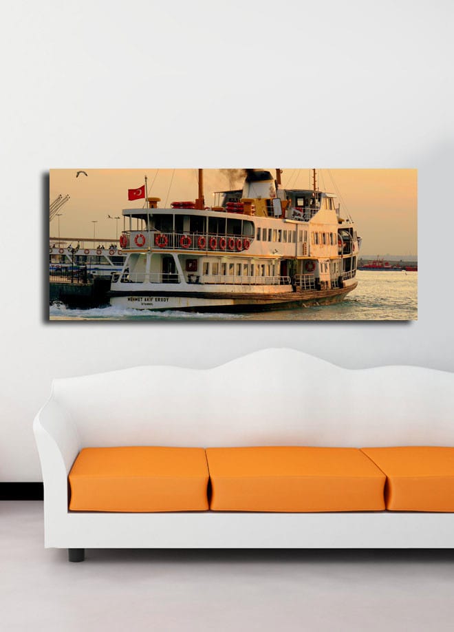 Dekorativ Canvasbilde 30x70 cm - Flerfarget - Interiør - Maleri & posters - Lerretsbilder