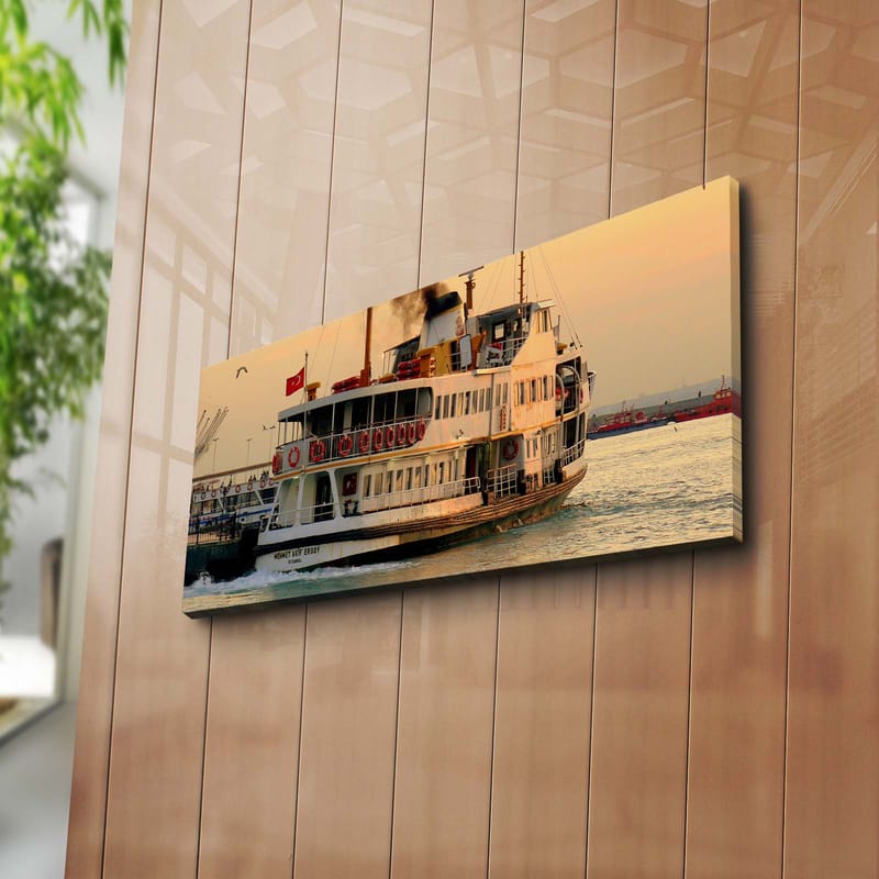 Dekorativ Canvasbilde 30x70 cm - Flerfarget - Interiør - Maleri & posters - Lerretsbilder
