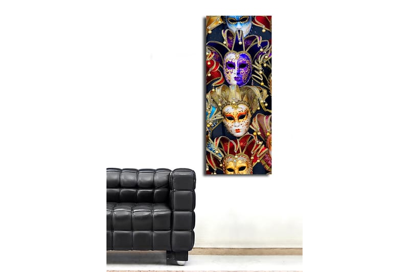 Dekorativ Canvasbilde 30x70 cm - Flerfarget - Interiør - Maleri & posters - Lerretsbilder