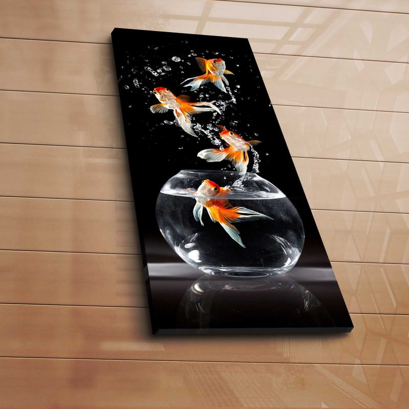 Dekorativ Canvasbilde 30x70 cm - Flerfarget - Interiør - Maleri & posters - Lerretsbilder