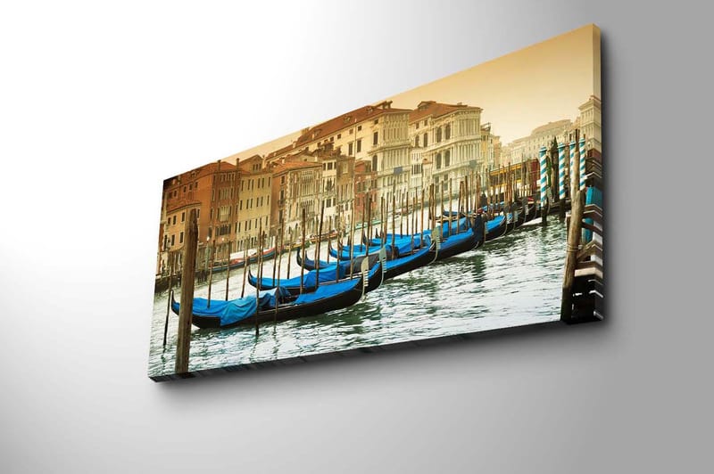 Dekorativ Canvasbilde 30x70 cm - Flerfarget - Interiør - Maleri & posters - Lerretsbilder