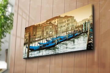 Dekorativ Canvasbilde 30x70 cm - Flerfarget - Interiør - Maleri & posters - Lerretsbilder