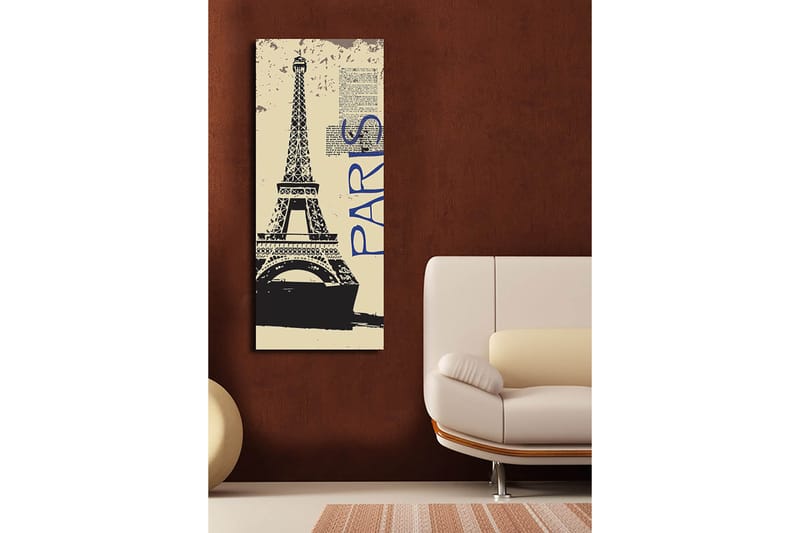 Dekorativ Canvasbilde 30x70 cm - Flerfarget - Interiør - Maleri & posters - Lerretsbilder