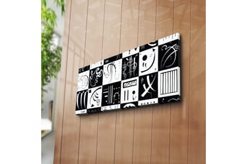 Dekorativ Canvasbilde 30x70 cm - Flerfarget - Interiør - Maleri & posters - Lerretsbilder