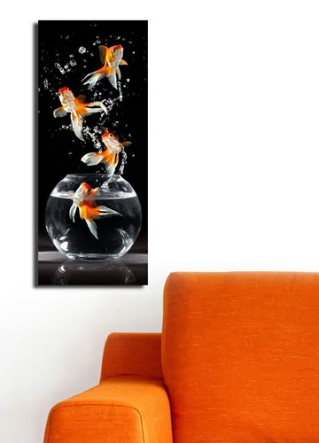 Dekorativ Canvasbilde 30x70 cm - Flerfarget - Interiør - Maleri & posters - Lerretsbilder