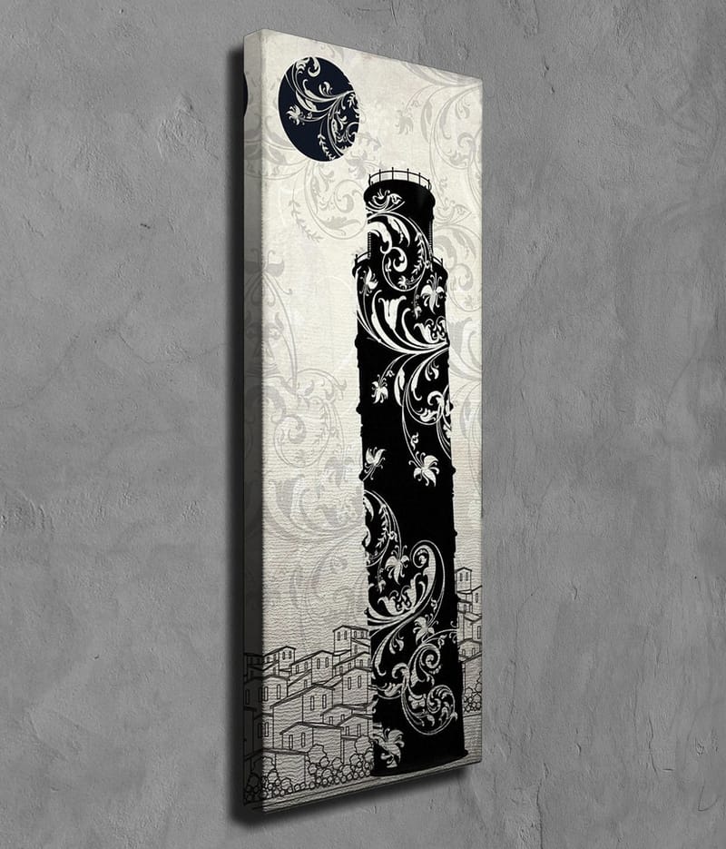 Dekorativ Canvasbilde 30x80 cm - Flerfarget - Interiør - Maleri & posters - Lerretsbilder
