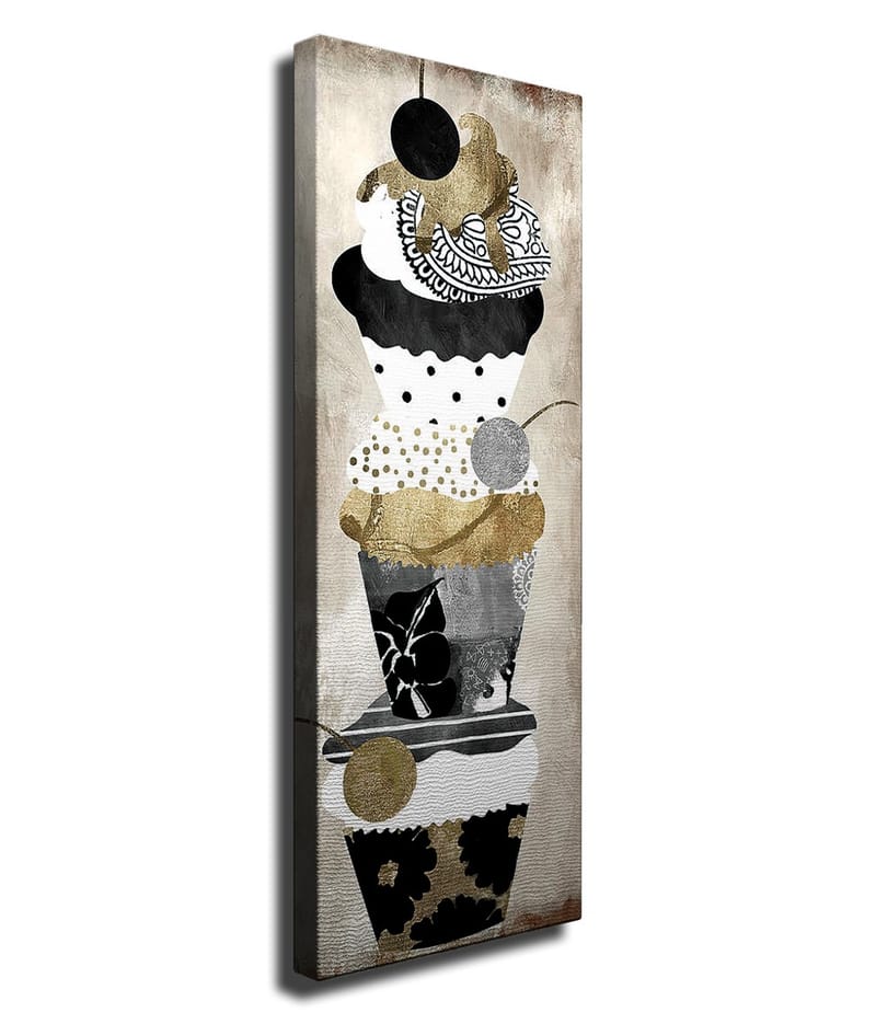 Dekorativ Canvasbilde 30x80 cm - Flerfarget - Interiør - Maleri & posters - Lerretsbilder