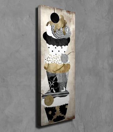 Dekorativ Canvasbilde 30x80 cm - Flerfarget - Interiør - Maleri & posters - Lerretsbilder
