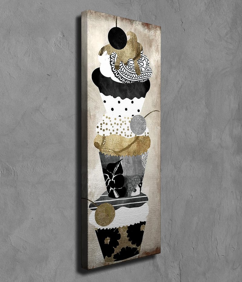 Dekorativ Canvasbilde 30x80 cm - Flerfarget - Interiør - Maleri & posters - Lerretsbilder
