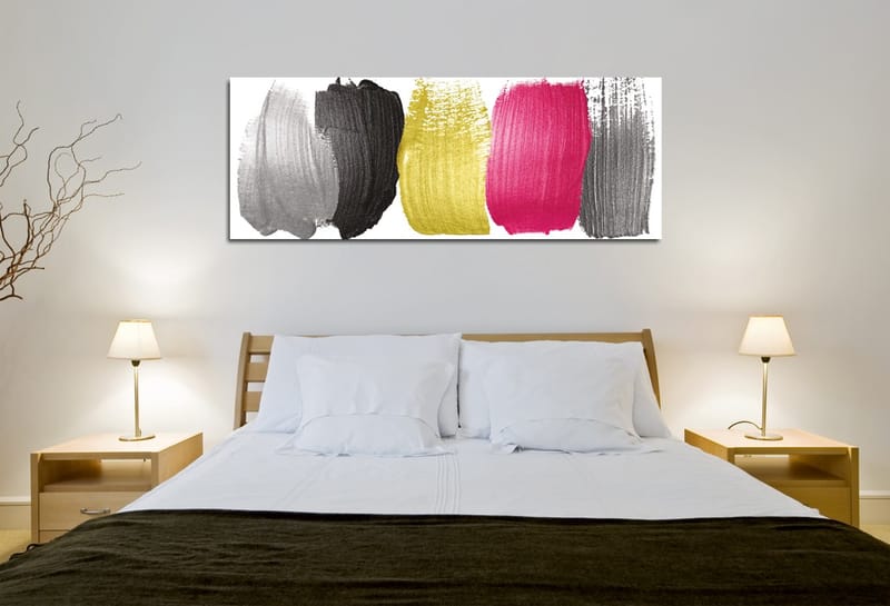 Dekorativ Canvasbilde 30x80 cm - Flerfarget - Interiør - Maleri & posters - Lerretsbilder