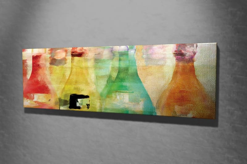 Dekorativ Canvasbilde 30x80 cm - Flerfarget - Interiør - Maleri & posters - Lerretsbilder