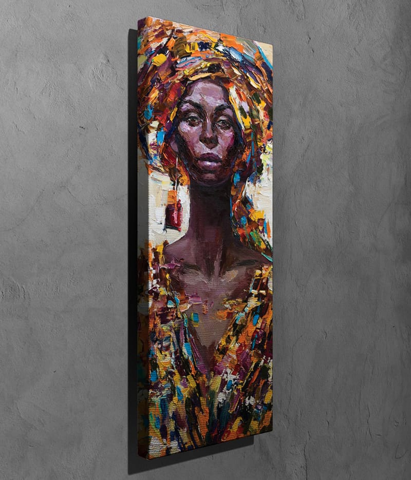 Dekorativ Canvasbilde 30x80 cm - Flerfarget - Interiør - Maleri & posters - Lerretsbilder