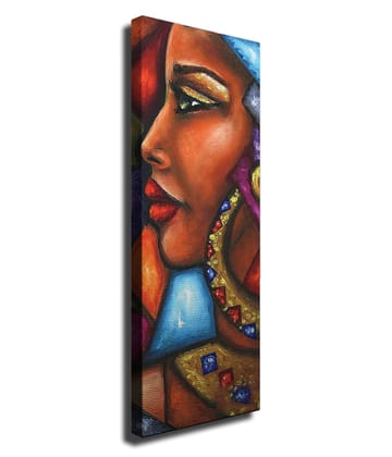 Dekorativ Canvasbilde 30x80 cm - Flerfarget - Interiør - Maleri & posters - Lerretsbilder