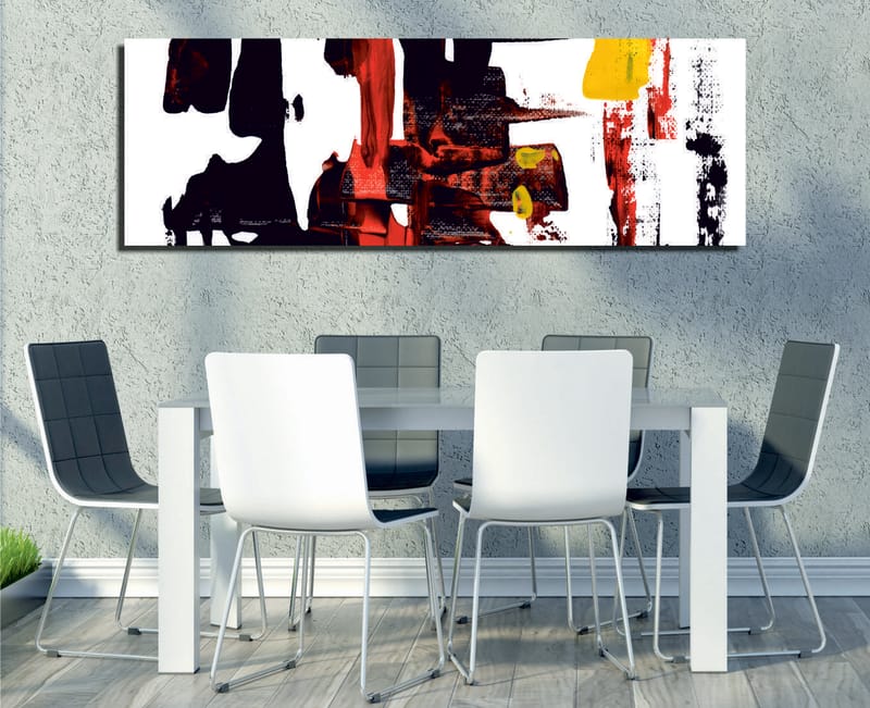 Dekorativ Canvasbilde 30x80 cm - Flerfarget - Interiør - Maleri & posters - Lerretsbilder