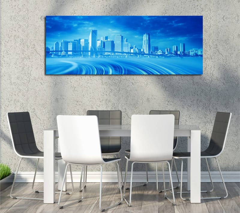 Dekorativ Canvasbilde 30x80 cm - Flerfarget - Interiør - Maleri & posters - Lerretsbilder