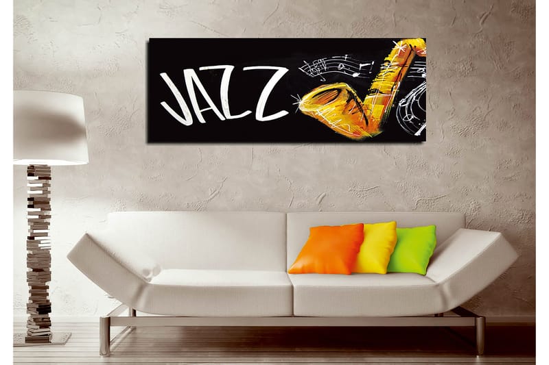Dekorativ Canvasbilde 30x80 cm - Flerfarget - Interiør - Maleri & posters - Lerretsbilder