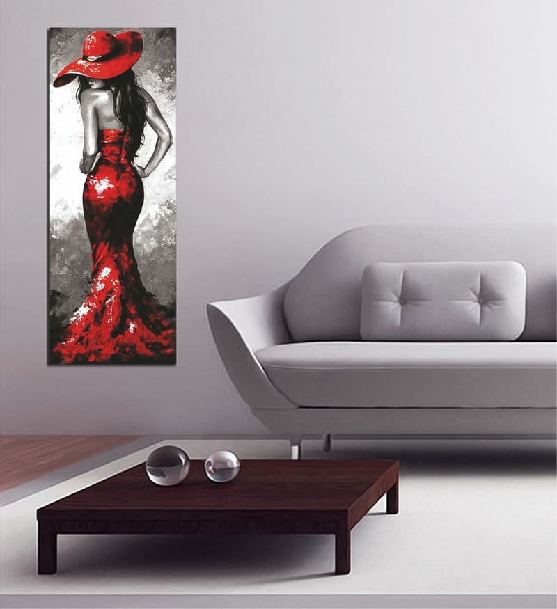 Dekorativ Canvasbilde 30x80 cm - Flerfarget - Interiør - Maleri & posters - Lerretsbilder