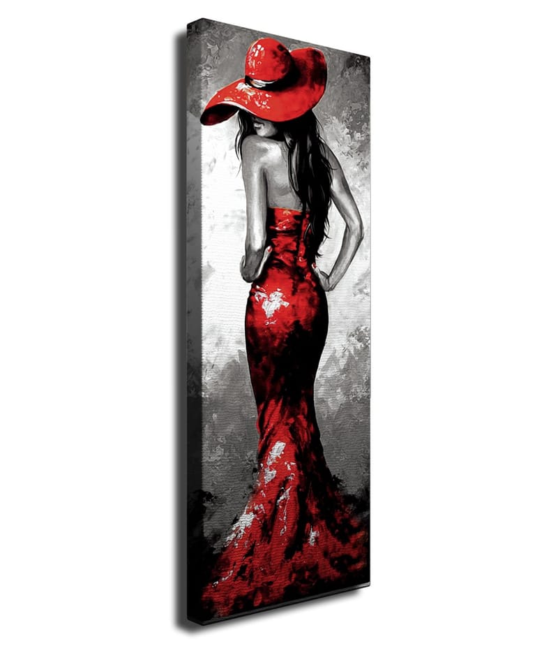 Dekorativ Canvasbilde 30x80 cm - Flerfarget - Interiør - Maleri & posters - Lerretsbilder