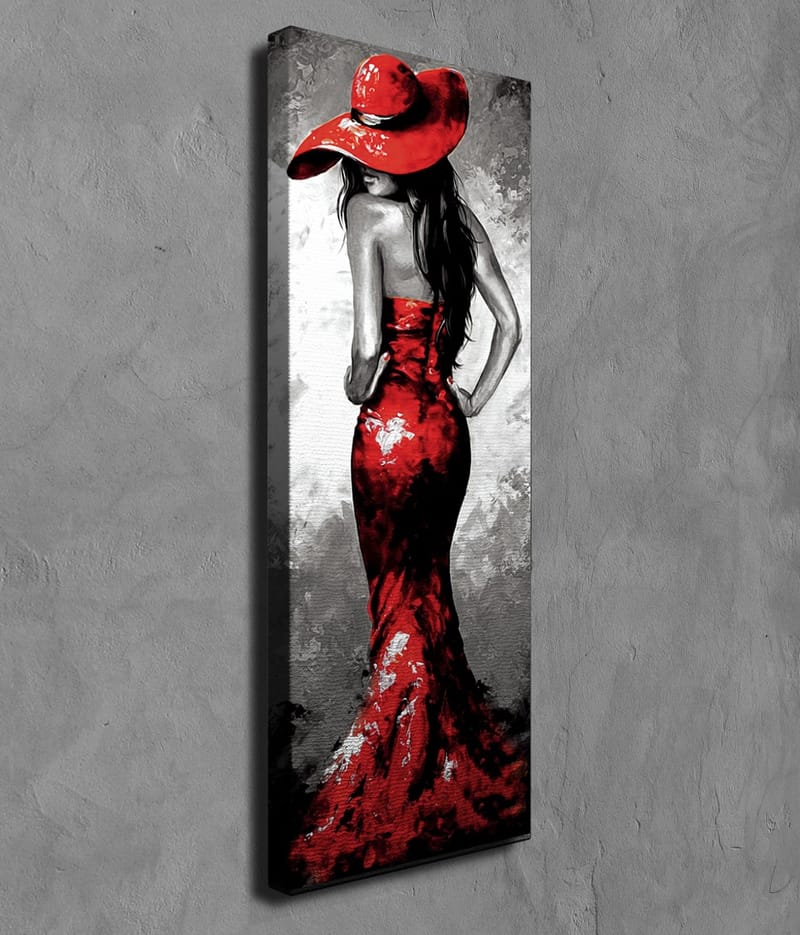 Dekorativ Canvasbilde 30x80 cm - Flerfarget - Interiør - Maleri & posters - Lerretsbilder