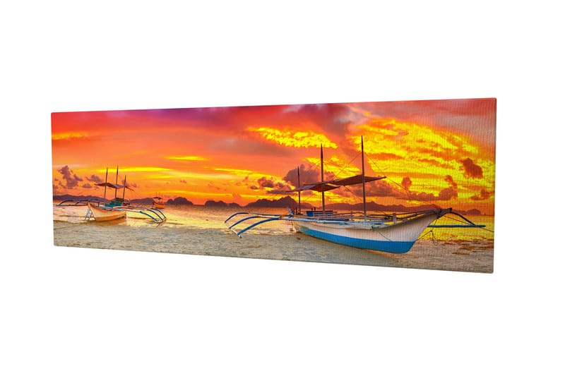 Dekorativ Canvasbilde 30x80 cm - Flerfarget - Interiør - Maleri & posters - Lerretsbilder