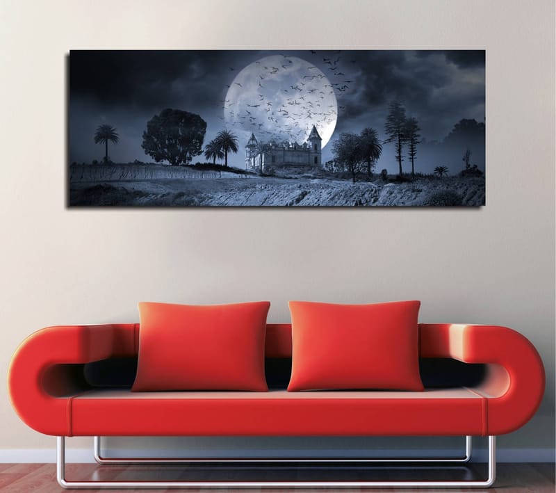 Dekorativ Canvasbilde 30x80 cm - Flerfarget - Interiør - Maleri & posters - Lerretsbilder