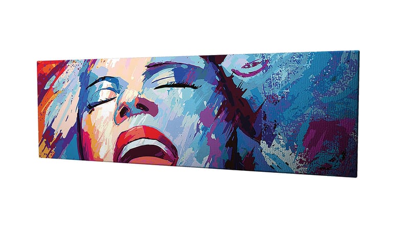 Dekorativ Canvasbilde 30x80 cm - Flerfarget - Interiør - Maleri & posters - Lerretsbilder