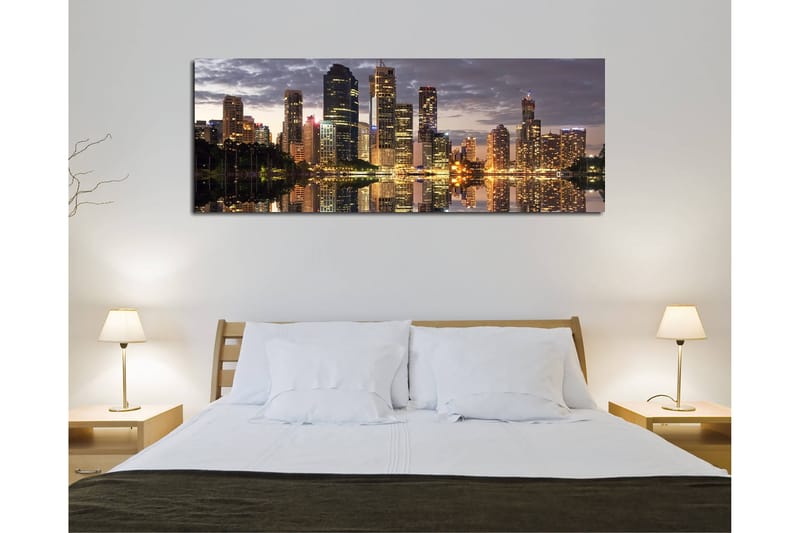 Dekorativ Canvasbilde 30x80 cm - Flerfarget - Interiør - Maleri & posters - Lerretsbilder