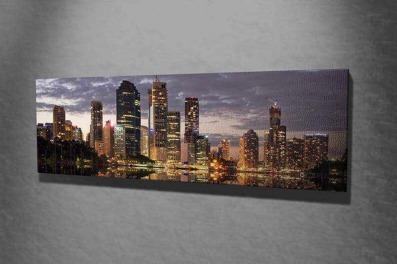 Dekorativ Canvasbilde 30x80 cm - Flerfarget - Interiør - Maleri & posters - Lerretsbilder
