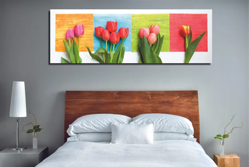 Dekorativ Canvasbilde 30x80 cm, Flerfarget