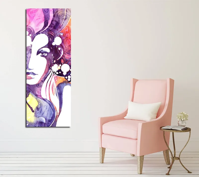 Dekorativ Canvasbilde 30x80 cm, Flerfarget