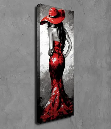 Dekorativ Canvasbilde 30x80 cm - Flerfarget - Interiør - Maleri & posters - Lerretsbilder