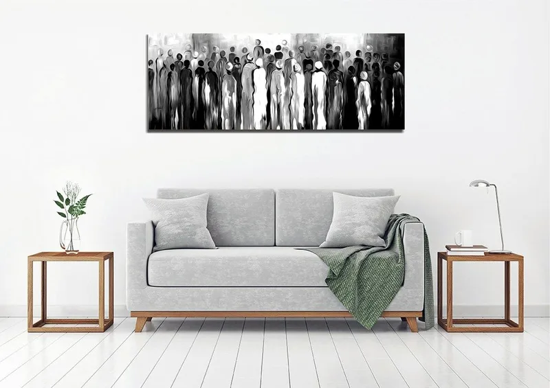 Dekorativ Canvasbilde 30x80 cm, Flerfarget