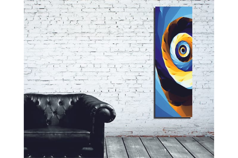Dekorativ Canvasbilde 30x80 cm - Flerfarget - Interiør - Maleri & posters - Lerretsbilder