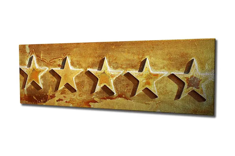 Dekorativ Canvasbilde 30x80 cm, Flerfarget