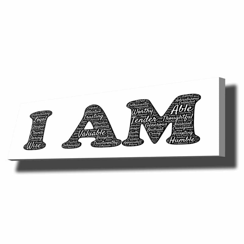 Dekorativ Canvasbilde 30x90 cm, Flerfarget