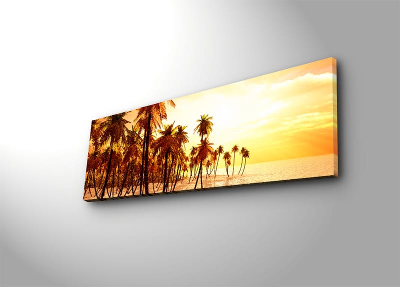 Dekorativ Canvasbilde 30x90 cm - Flerfarget - Interiør - Maleri & posters - Lerretsbilder
