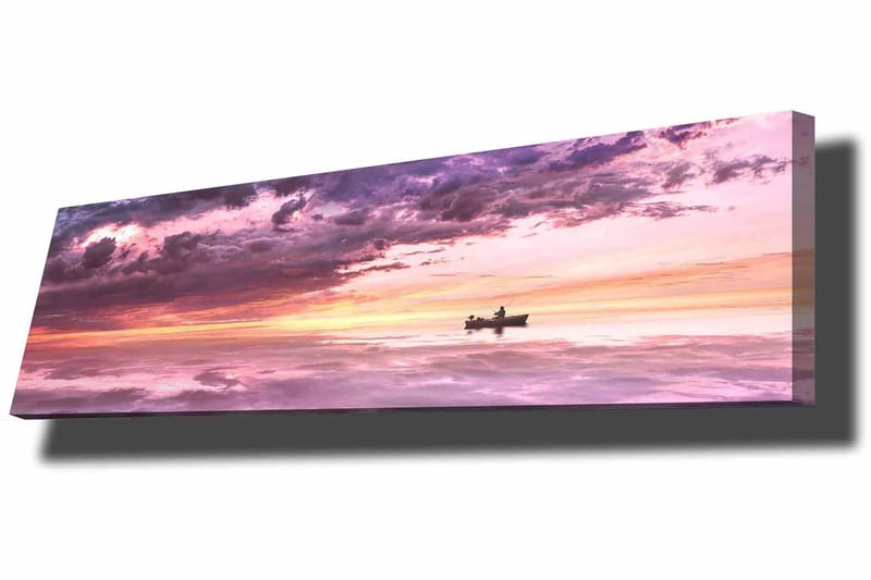 Dekorativ Canvasbilde 30x90 cm - Flerfarget - Interiør - Maleri & posters - Lerretsbilder